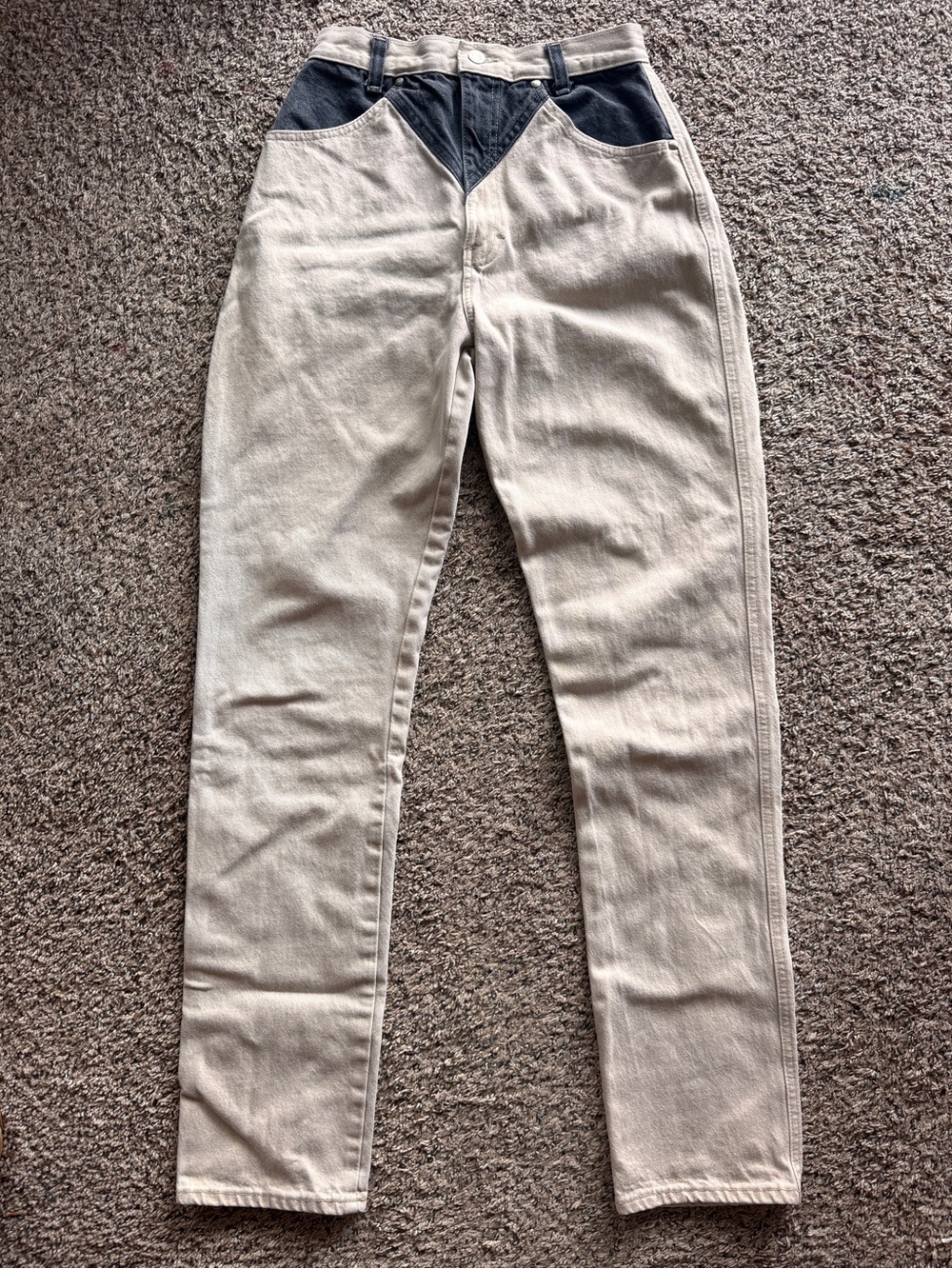 Vintage Wearwest Bacca 80s Neutral Western Rodeo Cotton Denim Jeans Women’s 9/10